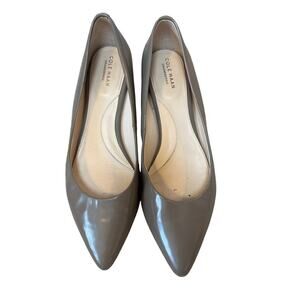 Cole Haan BRENNA  Skimmer Flat, Womens Dress Shoes, size 11, Walnut leather, Tan